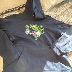 Gwinnett Stripers navy hoodie youth XL